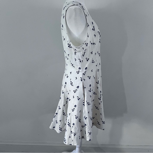 Universal Threads Cream Floral Button-Front Godet mini A-Line Dress |M| - Picture 6 of 9